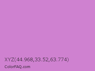 XYZ 44.968,33.52,63.774 Color Image