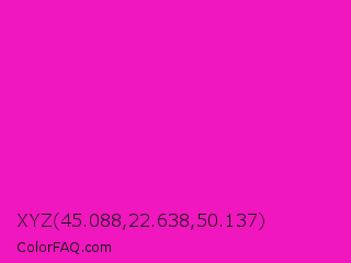 XYZ 45.088,22.638,50.137 Color Image