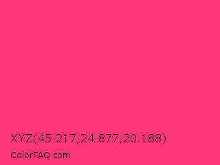 XYZ 45.217,24.877,20.188 Color Image