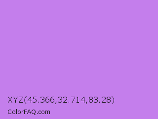 XYZ 45.366,32.714,83.28 Color Image