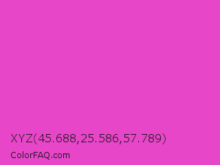 XYZ 45.688,25.586,57.789 Color Image