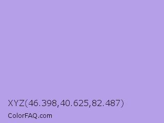 XYZ 46.398,40.625,82.487 Color Image