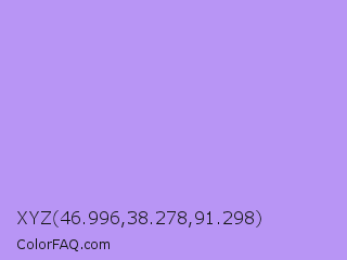 XYZ 46.996,38.278,91.298 Color Image