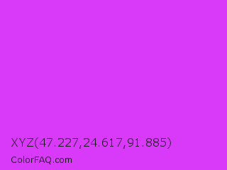XYZ 47.227,24.617,91.885 Color Image