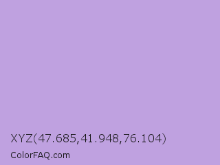 XYZ 47.685,41.948,76.104 Color Image
