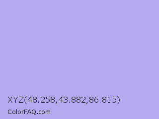 XYZ 48.258,43.882,86.815 Color Image