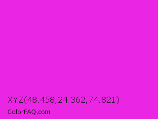 XYZ 48.458,24.362,74.821 Color Image