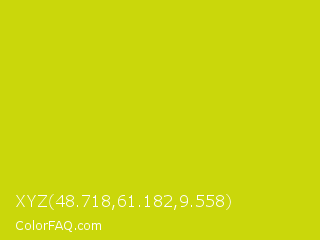 XYZ 48.718,61.182,9.558 Color Image