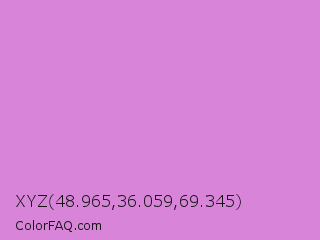 XYZ 48.965,36.059,69.345 Color Image