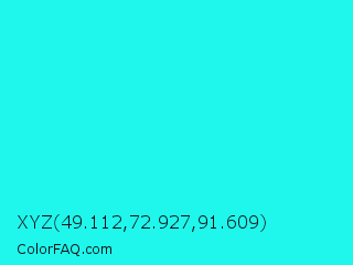 XYZ 49.112,72.927,91.609 Color Image