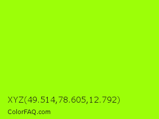 XYZ 49.514,78.605,12.792 Color Image