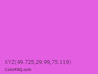 XYZ 49.725,29.99,75.119 Color Image
