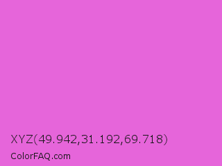 XYZ 49.942,31.192,69.718 Color Image