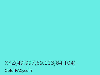 XYZ 49.997,69.113,84.104 Color Image