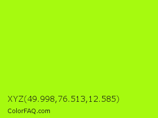 XYZ 49.998,76.513,12.585 Color Image