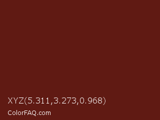 XYZ 5.311,3.273,0.968 Color Image