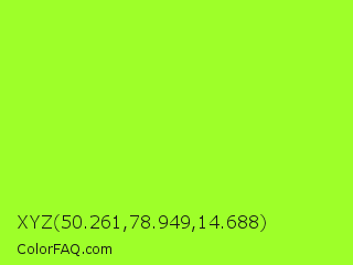 XYZ 50.261,78.949,14.688 Color Image