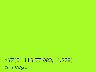 XYZ 51.113,77.983,14.278 Color Image