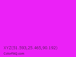 XYZ 51.593,25.465,90.192 Color Image