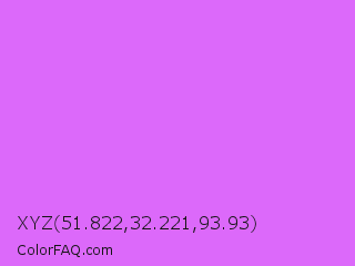 XYZ 51.822,32.221,93.93 Color Image