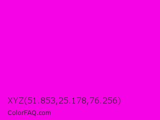 XYZ 51.853,25.178,76.256 Color Image