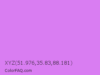 XYZ 51.976,35.83,88.181 Color Image