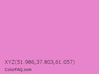 XYZ 51.986,37.803,61.057 Color Image