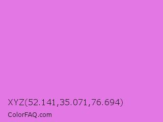 XYZ 52.141,35.071,76.694 Color Image
