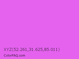 XYZ 52.261,31.625,85.011 Color Image