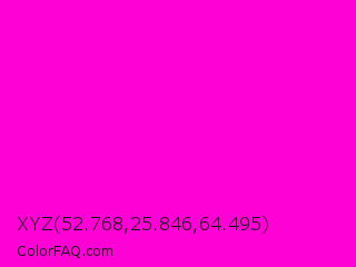 XYZ 52.768,25.846,64.495 Color Image