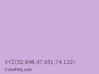 XYZ 52.848,47.651,74.122 Color Image