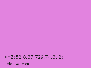 XYZ 52.8,37.729,74.312 Color Image
