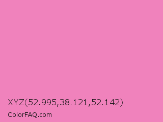 XYZ 52.995,38.121,52.142 Color Image
