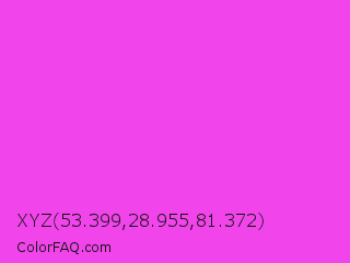XYZ 53.399,28.955,81.372 Color Image