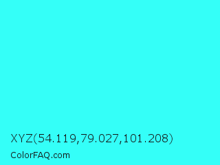 XYZ 54.119,79.027,101.208 Color Image