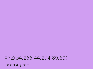 XYZ 54.266,44.274,89.69 Color Image