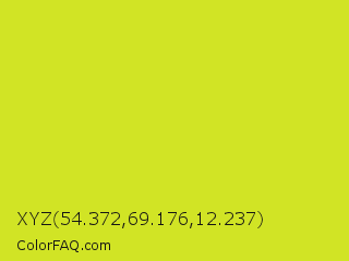 XYZ 54.372,69.176,12.237 Color Image