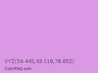 XYZ 54.445,43.118,78.852 Color Image