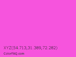 XYZ 54.713,31.389,72.282 Color Image