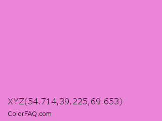 XYZ 54.714,39.225,69.653 Color Image
