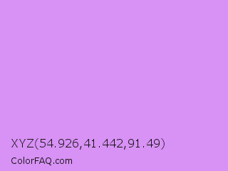 XYZ 54.926,41.442,91.49 Color Image