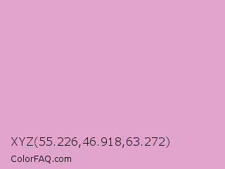 XYZ 55.226,46.918,63.272 Color Image
