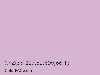 XYZ 55.227,51.699,66.1 Color Image