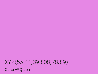 XYZ 55.44,39.808,78.89 Color Image