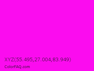XYZ 55.495,27.004,83.949 Color Image