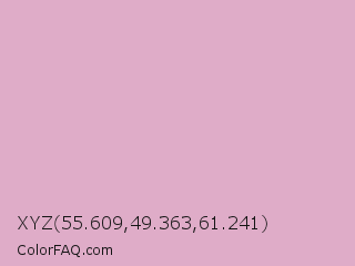 XYZ 55.609,49.363,61.241 Color Image