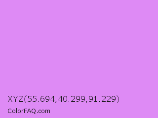 XYZ 55.694,40.299,91.229 Color Image