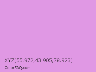 XYZ 55.972,43.905,78.923 Color Image