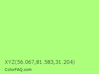 XYZ 56.067,81.583,31.204 Color Image
