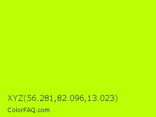 XYZ 56.281,82.096,13.023 Color Image
